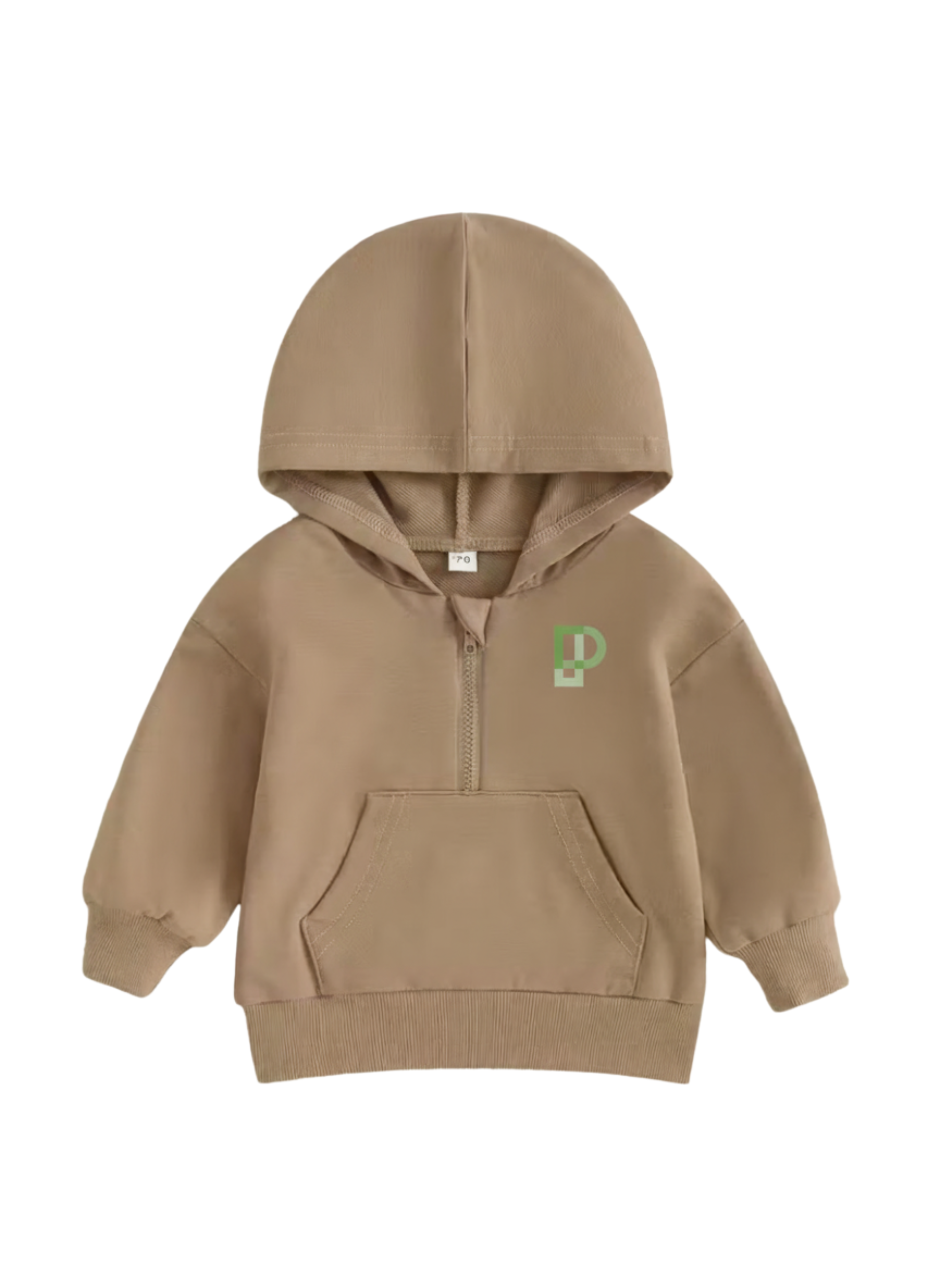 Cute Kids Baby Sweatshirt Solid Color Long Sleeve Hoodie